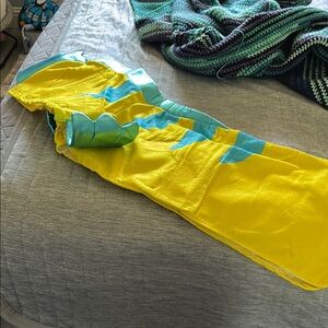 Little mermaid flounder dog towel